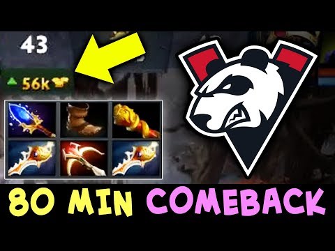 80 min 56,000 gold difference 2x RAPIER Sniper COMEBACK by VP