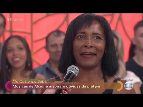 Encontro com Fátima B. 01/03/2019 - Músicas de Jorge Aragão e Alcione inspiram dúvidas da plateia