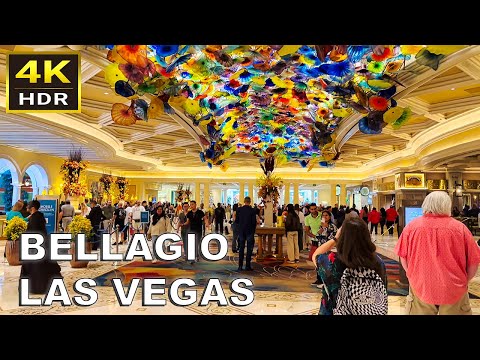 [4K HDR] Bellagio Las Vegas Walkthrough and Room Tour