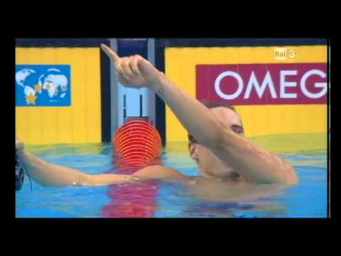 Fabio Scozzoli (Imolanuoto) Argento 50m Ranna - Mondiali Nuoto Shanghai 2011-07-27