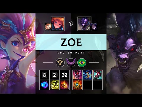 Zoe Support vs Alistar - BR Master Patch 25.15