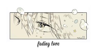 a boy with a balloon - fading love