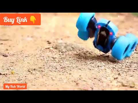 Amazing Plastic Double Sided 360 Degree Remote Control Rechargeable Stunt Car Toy