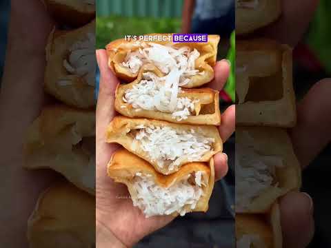 Sweet Street-side Coconut Snack in Danang Vietnam | Vietnamese Street Food Tour