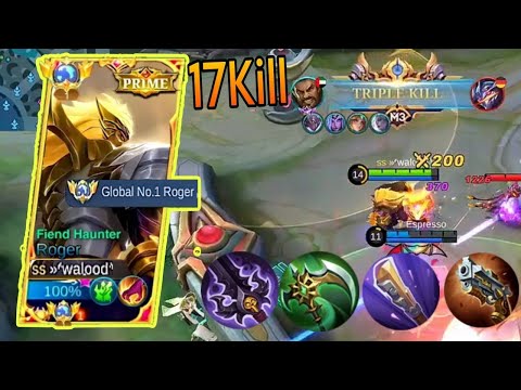 GLOBAL ROGER NEW BUILD FOR WTF DAMAGE HACK!! BY »⸄walood⸅- MOBILE LEGEND