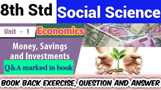 8th Std - Social | Economics - Unit 1| Book Back Exercise