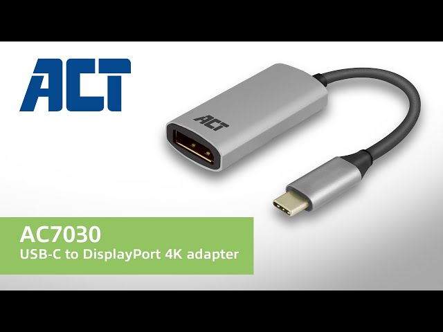 Video Teaser für AC7030 - USB-C to DisplayPort 4K Converter (English)