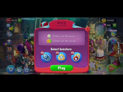 Fishdom 7665 Hard Level - NO 💣🧨💥