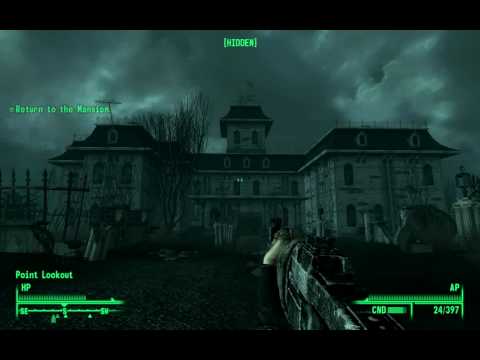 Fallout 3, Point Lookout DLC, Calvert Mansion blows up