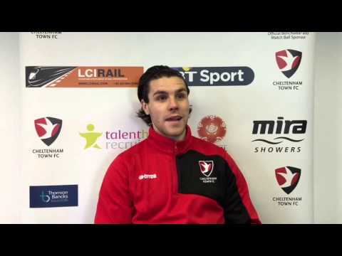 Dan Holman answers questions from the fans and his teammates