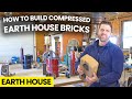 How to Build an EARTH HOUSE with COMPRESSED EARTH BLOCKS / BRICKS: Ryan & Melissa Runge Netflix HGTV