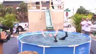 Gelatin Plunge - Tampa's Police Chief Jane Castor takes the Plunge!