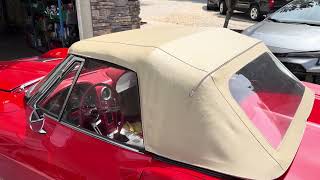 1963 Chevrolet Corvette Convertible Top Overview