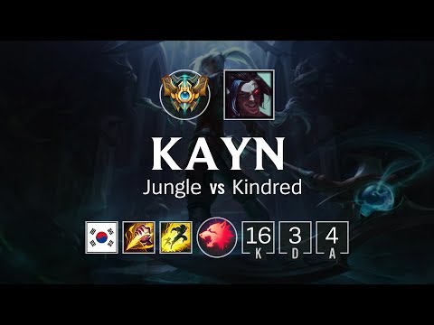 Kayn Jungle vs Kindred - KR Challenger Patch 8.17
