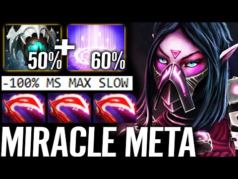🔥 MIRACLE Templar Assassin WTF New Meta -100% Slow Eye Of Skadi 0 Death Strongest Carry Dota 2 Pro