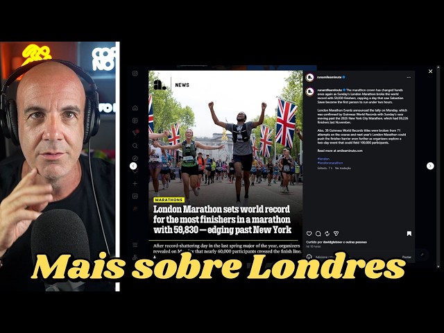 AINDA SOBRE o RECORDE na MARATONA de LONDRES