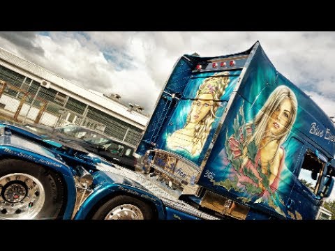 Blue Eyes - SCANIA R500 V8 Longline von Max Steffen