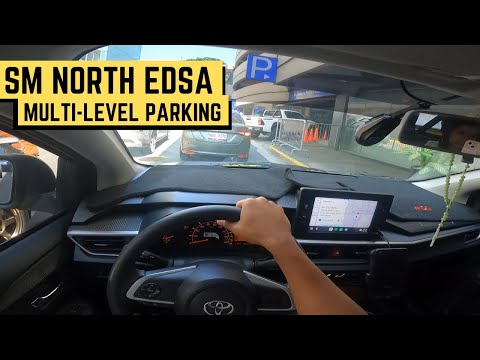 SM North EDSA Multi-Level Parking | Driving POV