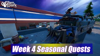 All Week Week 4 Seasonal Quests - Easy Location Guide - Fortnite Chapter 3 Season 2