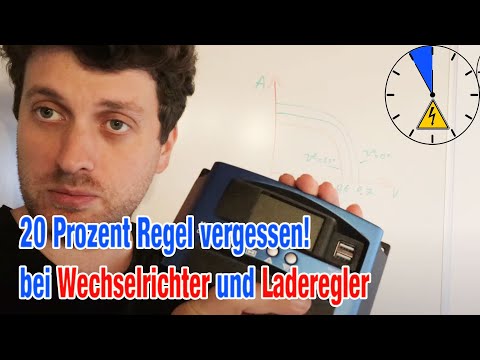 Laderegler zerstört! +20 Prozent Faktor bei Leerlaufspannung vergessen! Richtige Spannung wählen