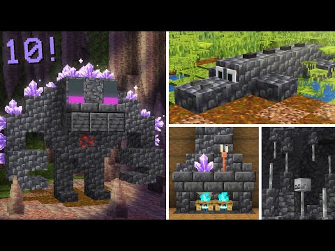 AverageTuna - Minecraft 1.17: 10 Deepslate build ideas + Wall designs