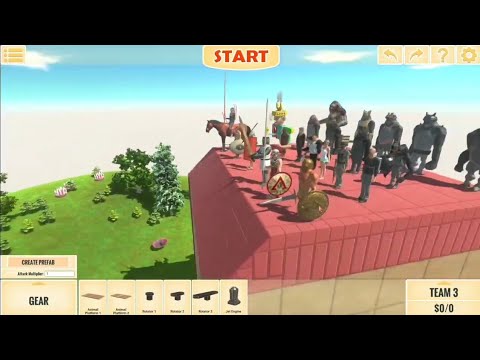 Fall into Wooden Trap challenge | Animal Revolt Battle Simulator