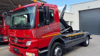 Camion ampliroll Mercedes-Benz Atego 1218 h&aacute;kov&yacute; nosič kontajnerov / container hooklift | Image 4 - Autoline