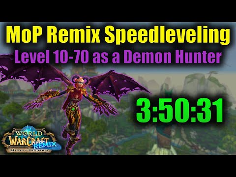 MoP Remix 10-70 Speedrun in Sub 4 Hours!