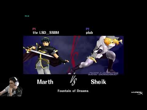 LEVO #12 - LSD (Marth) vs Plup (Sheik) - US Top 64 - WQF