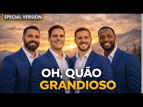 OH, QUÃO GRANDIOSO (Oh, What a Savior) | Quarteto Ministério Bless