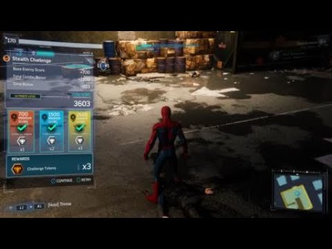 Marvel's Spider-Man - Taskmaster stealth challenge (Gold)