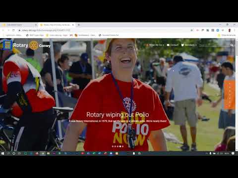 RIBI Template training session - Rotary in North Wales & North West England