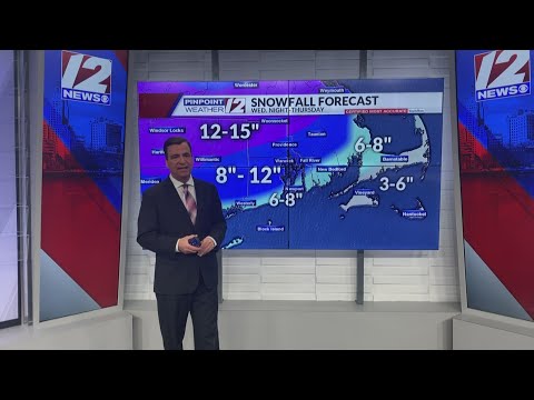 VIDEO NOW: Tony is tracking the latest on the impending storm - Wednesday  2:45 p.m. update