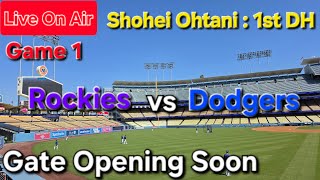 【ライブ配信】対コロラド・ロッキーズ〜シリーズ初戦〜大谷翔平選手は1番指名打者で出場⚾️まもなくゲートオープン⚾️Shinsuke Handyman がライブ配信中！