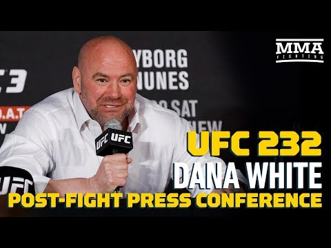 UFC 232: Dana White Post-Fight Press Conference - MMA Fighting