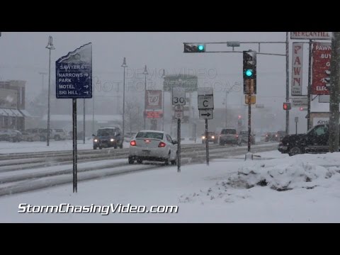 12/21/2014 Rice Lake, WI Heavy Snow B-roll