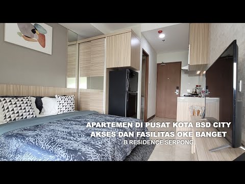 APARTEMEN B RESIDENCE SERPONG, BSD CITY, SIAP HUNI, TYPE STUDIO DAN 1 BR