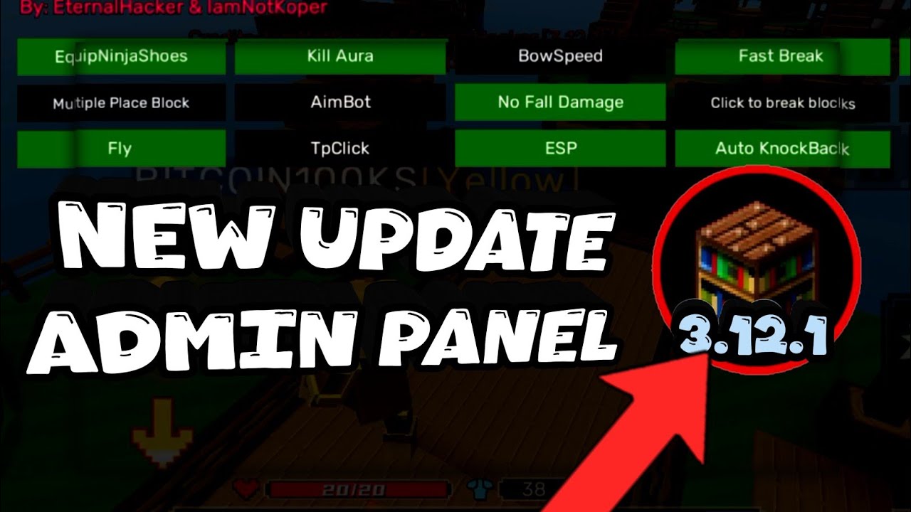 UPDATE ADMIN PANEL BLOCKMAN GO MOD MENU WORK SAFE ( NEW VERSION ADMIN PANEL ) BLOCKMAN GO INDONESIA