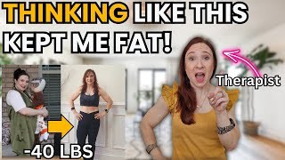 How I Lost 40 Pounds by CHANGING My Thinking! (From a Therapist and Toddler Mom)
