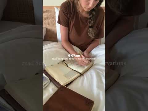Realistic quiet time routine 📖 doesn’t have to be fancy or long, but time w/God changes everything