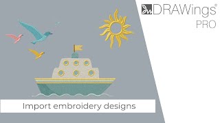 How to Import and Edit Existing Embroidery Stitch Files