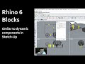 Master Blocks in Rhino 6