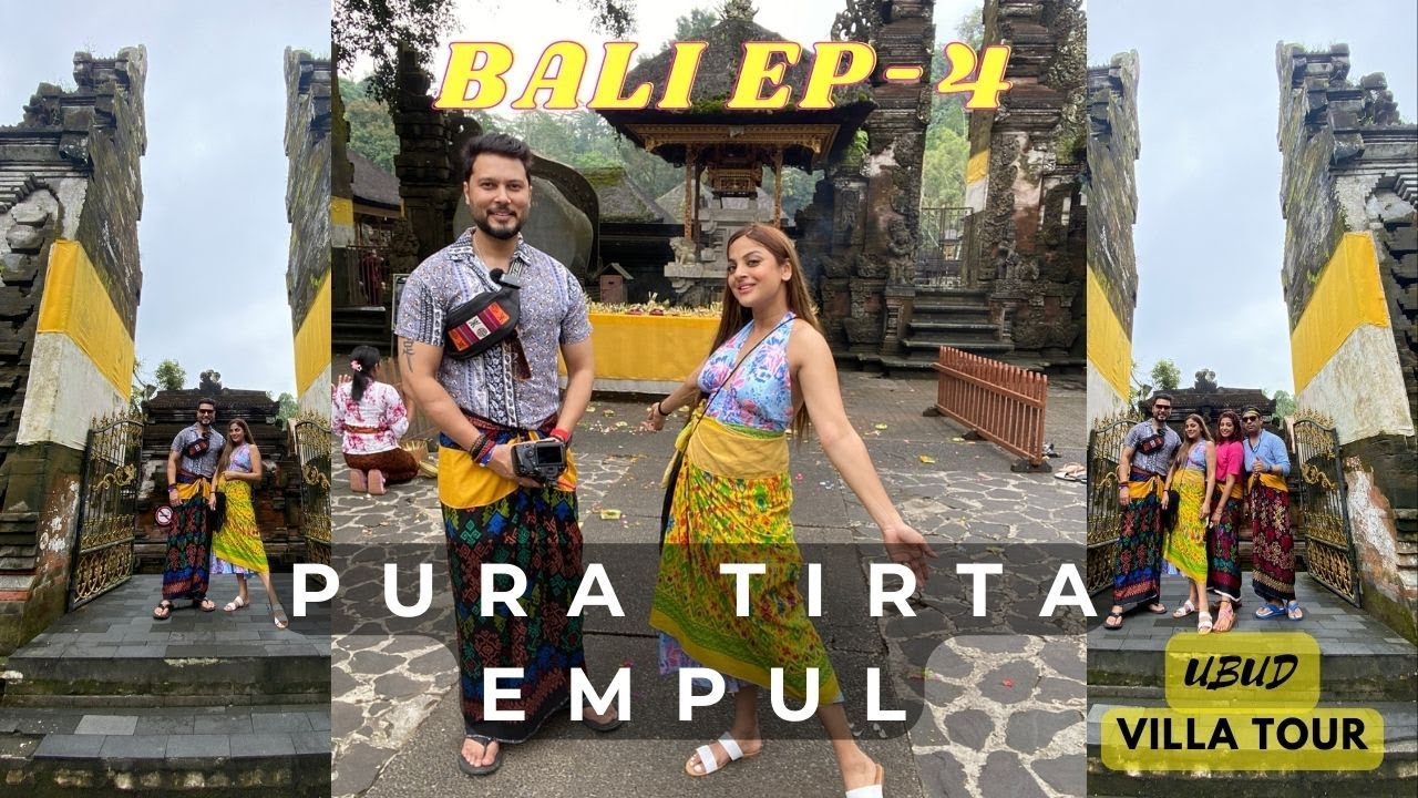 Join travelers as they explore the enchanting Tirta Empul Temple.