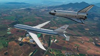 Boeing 747 SCA video