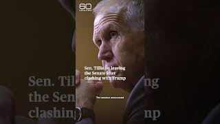 Senator Thom Tillis announces Senate departure following disputes with Trump