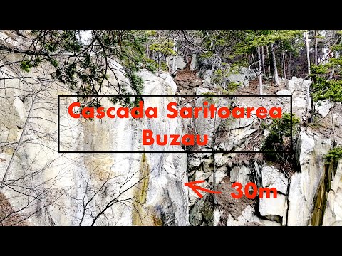 Saritoarea waterfall in Buzau mountains