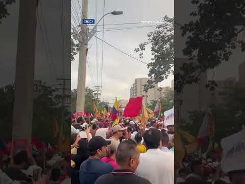 Iván Cepeda cerró campaña en Atlántico con una multitudinaria asistencia en Soledad