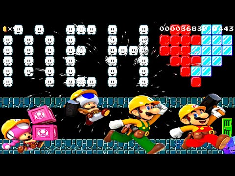 Super Mario Maker 2 🔧 Multiplayer Versus in a Nutshell 🔧 Glen