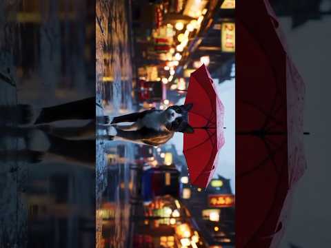 Ultra Realistic Cinematic Cat Story in Rain 🌧🐈 | Cat Goes to Market | Short Film। #CatStory #cats