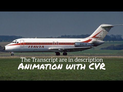 Aerolinee Itavia Flight 870 Crash || Animation with CVR. (Subtitles/CC On)
